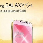 Samsung продемонстрировала GALAXY S4 в золоте