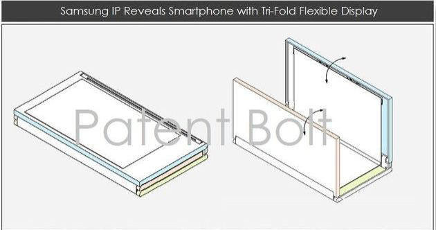 Гибкий планшет Samsung превращается в смартфон