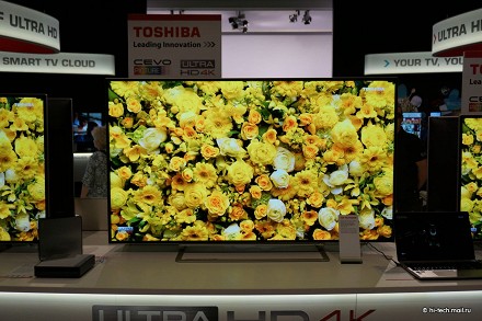 Toshiba на IFA 2014: европейская линейка Ultra HD и телевизор с автокалибровкой