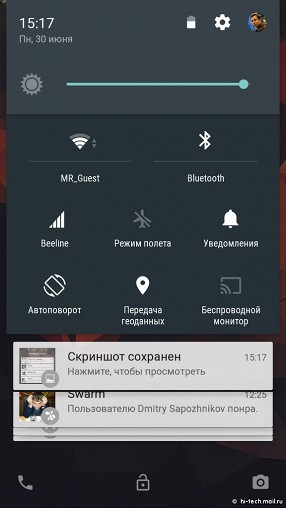 Обзор Android L Developer Preview
