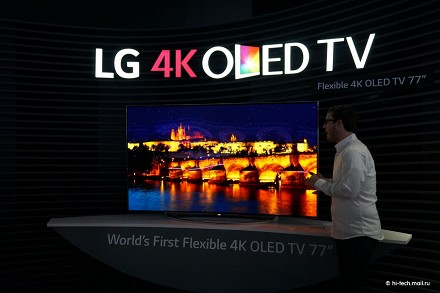 LG на IFA 2014: семейство OLED-телевизоров Ultra HD пополняется 65 и 77 дюймами