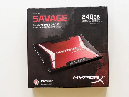 SSD-накопитель HyperX Savage с интерфейсом SATA 3.0