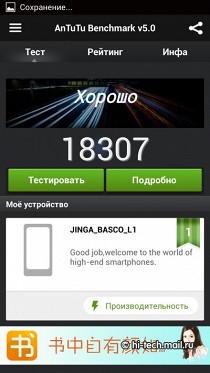 Модный смартфон Jinga Basco L1