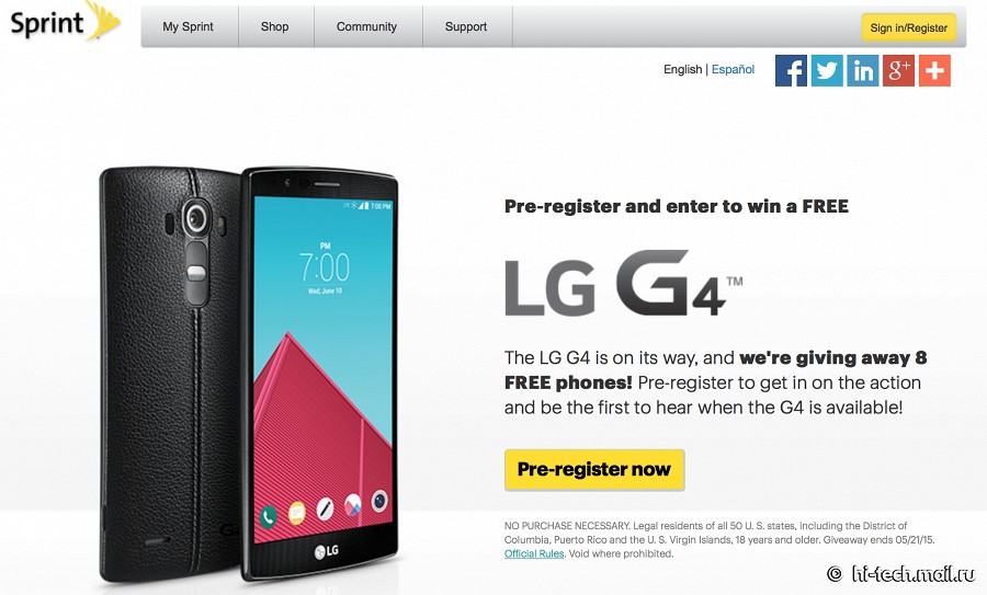 Стала известна цена LG G4