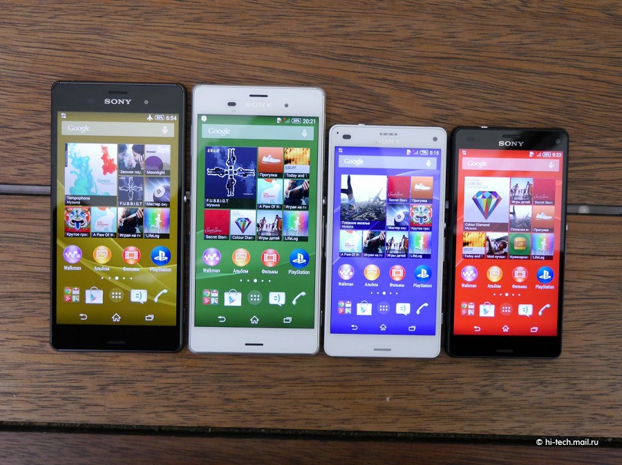 Sony на IFA 2014: флагманский Xperia Z3 и прочие новинки