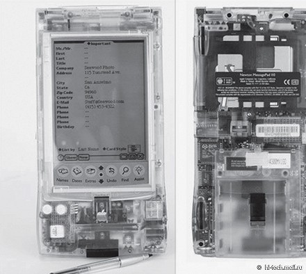 Первым серьезным заданием для Джони в Apple было обновить дизайн Lindy MessagePad 110. Результат принес ему несколько дизайнерских премий. К сожалению, аппарат не был успешным на рынке. Как и многие прототипы, Lindy MessagePad был сделан из прозрачного акрила. Так разработчики хотели проверить его теплоотдачу.