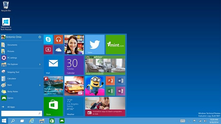 Windows 10 Technical Preview уже можно скачать бесплатно