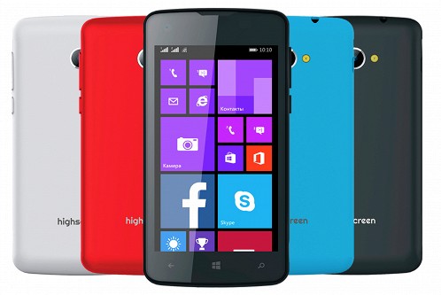 Самые недорогие Windows Phone от Highscreen