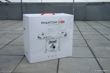 DJI Phantom 3: мощный квадрокоптер с 4К-камерой