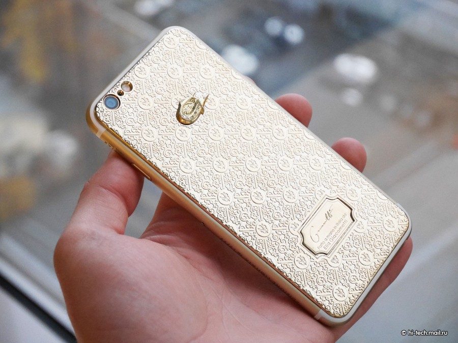 Ювелирный iPhone 6 в золоте и бриллиантах уже в России