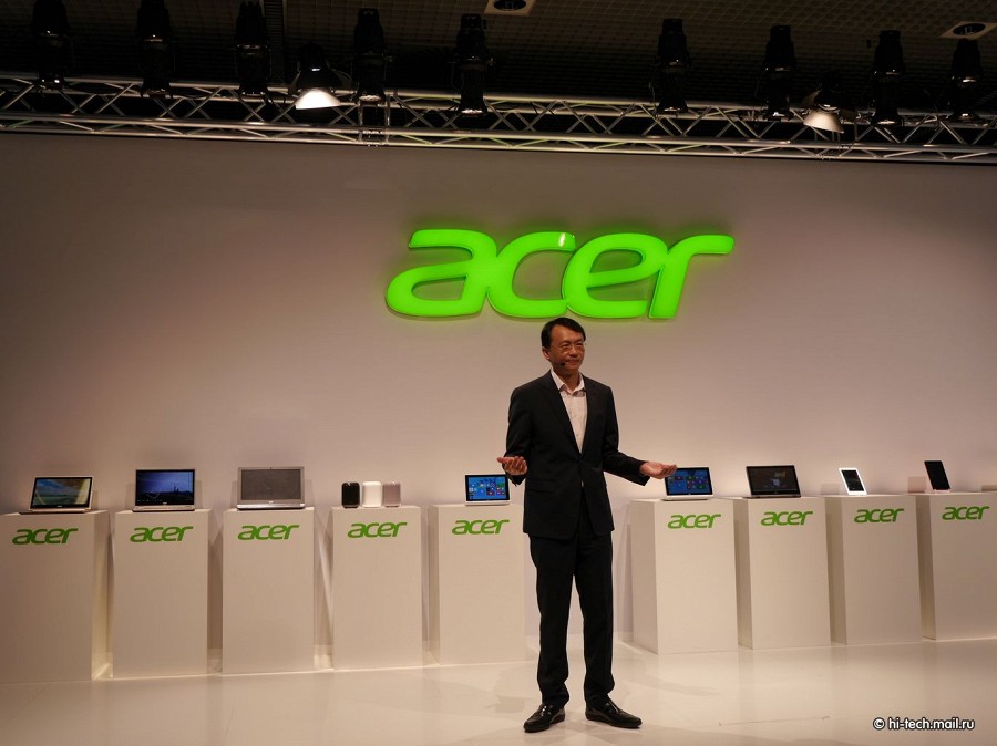 Acer на IFA 2014: стеклянный трансформер и доступные планшеты