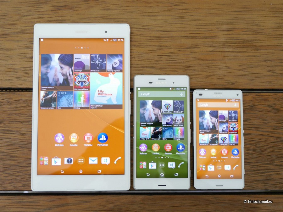 Sony на IFA 2014: флагманский Xperia Z3 и прочие новинки