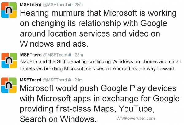 Microsoft может отказаться от Windows Phone в пользу Android