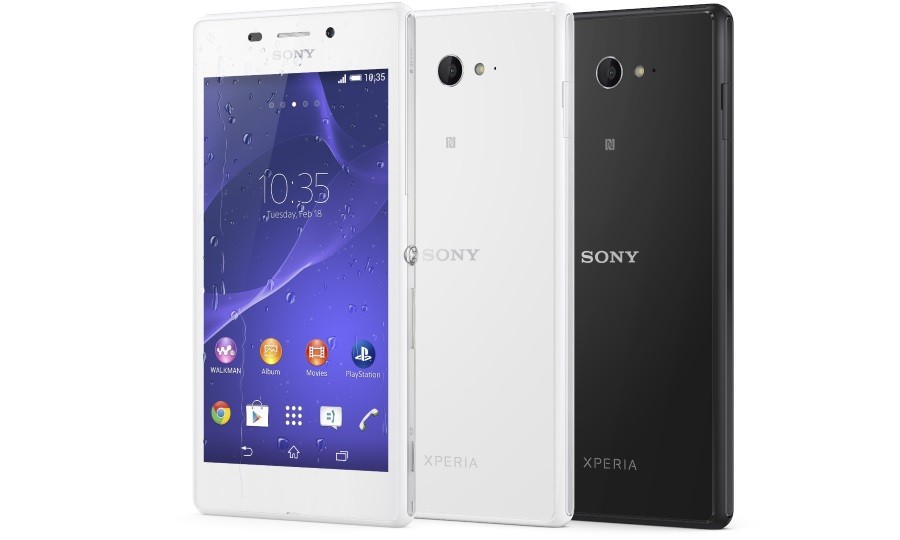 Sony представила водостойкий смартфон Xperia M2 Aqua