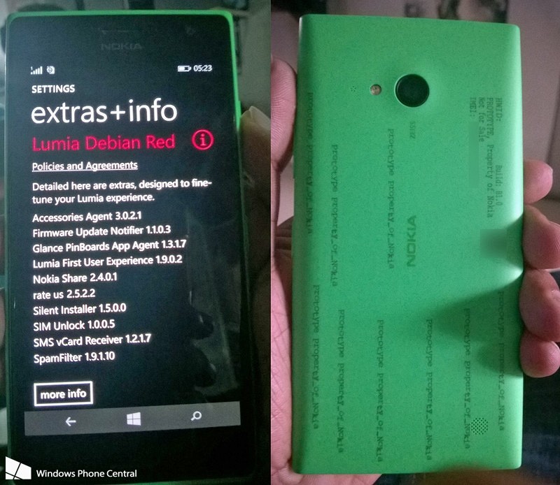 Nokia Lumia 730 на «живых» фото: смартфон для селфи
