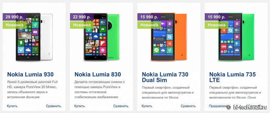 Смартфоны Microsoft Lumia начали дорожать в России