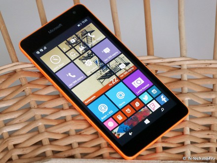 Обзор Lumia 535: первый смартфон под брендом Microsoft