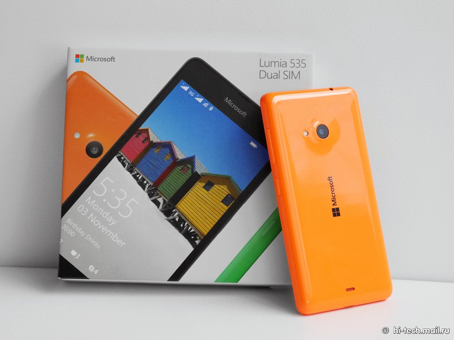 Обзор Lumia 535: первый смартфон под брендом Microsoft