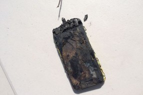 Загоревшийся iPhone стал причиной пожара
