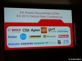 Пресс-конференция перед IFA 2015: по продажам техники Россия обгоняет лишь Ирак