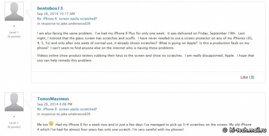 Владельцы iPhone 6 страдают от новой проблемы