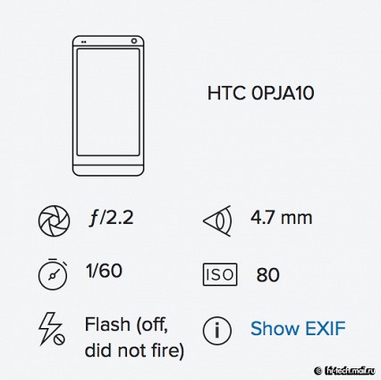 Примеры фото неанонсированного смартфона HTC