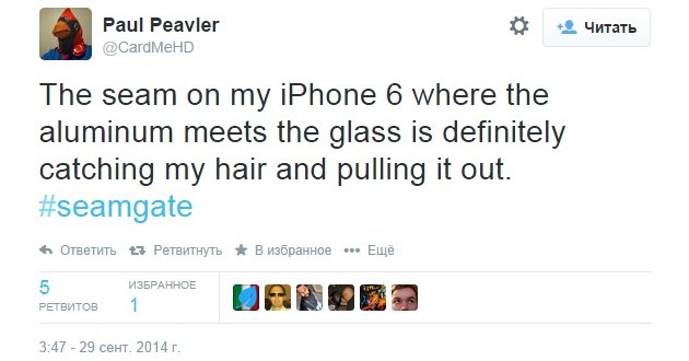 #HairGate – новый скандал вокруг iPhone 6