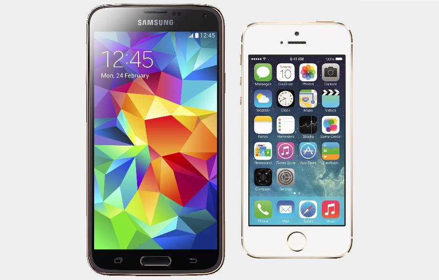 Apple iPhone 5s намного популярнее Samsung GALAXY S5