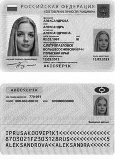 Электронное удостоверение личности гражданина: фото и подробности