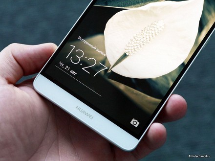 Huawei на IFA 2014: 6-дюймовый флагман со сканером отпечатка пальца