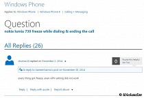 Владельцы Lumia 730 жалуются на сбои в работе смартфона