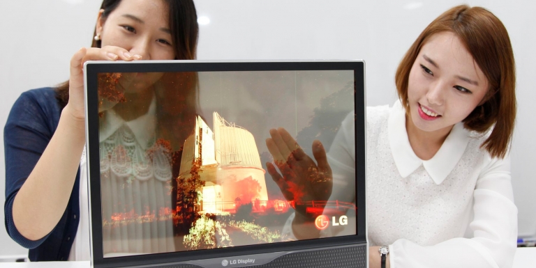 LG завершает разработку прозрачных дисплеев