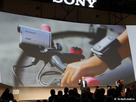 Sony на CES 2015: видеокамеры, пишущие 4К