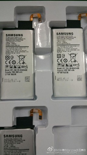 Утечка: подтвердилась емкость батареи в Samsung GALAXY S6