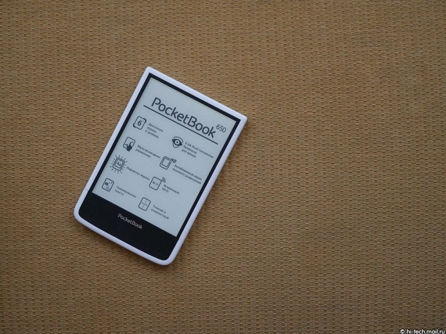 Обзор PocketBook 650: ридер с камерой