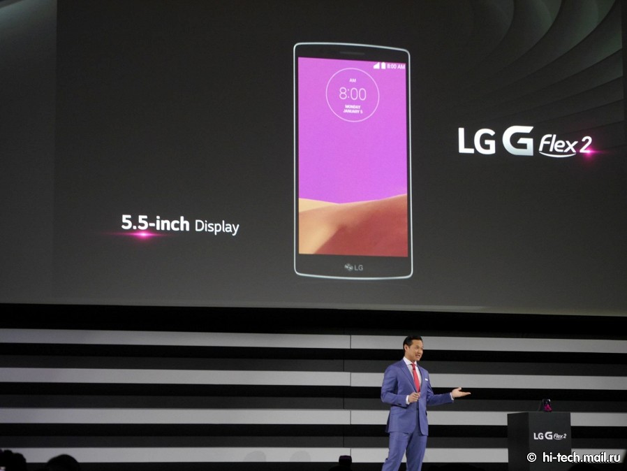 LG на CES 2015: самый мощный изогнутый смартфон