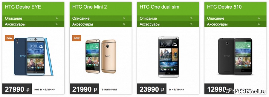Sony и HTC повысили цены на смартфоны в России