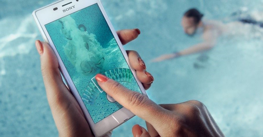 Sony представила водостойкий смартфон Xperia M2 Aqua